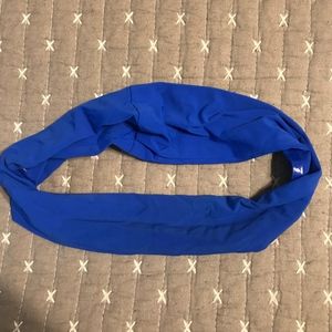 Blue Dri-Fit Material No-Slip Headhand